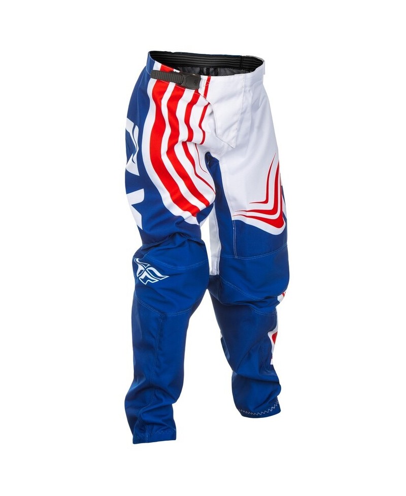 Pantalon enfant FLY RACING F-16 - rouge/blanc/bleu