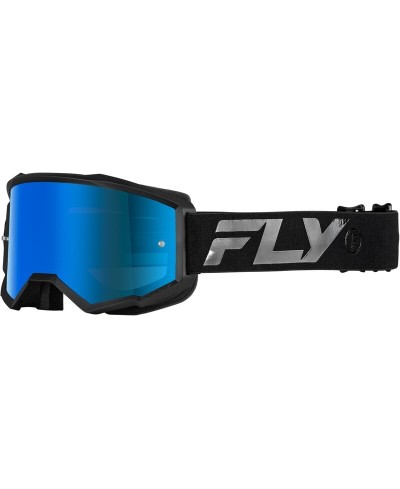 Masque FLY RACING Zone noir - écran Sky Blue fumé
