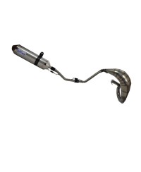 POT MECABOITE LEOVINCE X-FIGHT ADAPT. DERBI SENDA DRD PRO SILENCIEUX ALU - HAUT DROIT