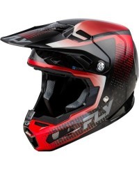 Casque FLY RACING Formula S Carbon Protocol - noir carbone/rouge