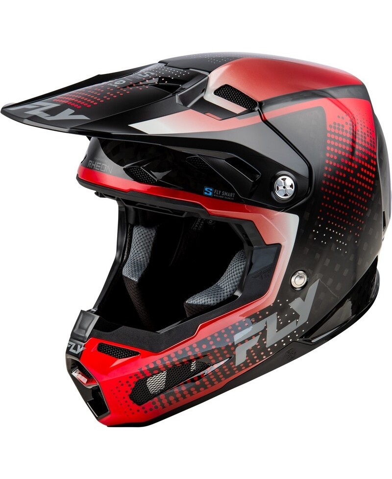 Casque FLY RACING Formula S Carbon Protocol - noir carbone/rouge