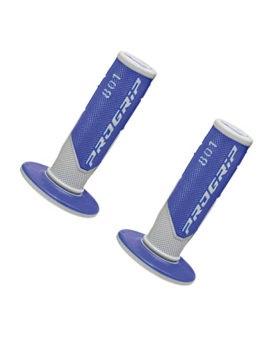 REVETEMENT/POIGNEE PROGRIP 801 GRIS/BLEU (PR) DOUBLE DENSITE 115MM