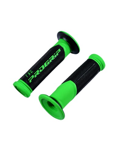 REVETEMENT/POIGNEE PROGRIP 732 NOIR/VERT (PR) DOUBLE DENSITE 122MM