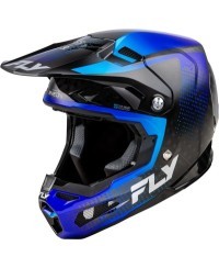 Casque FLY RACING Formula S Carbon Protocol - noir carbone/bleu