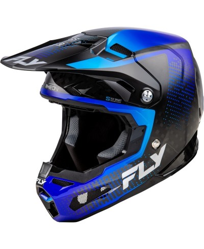 Casque FLY RACING Formula S Carbon Protocol - noir carbone/rouge