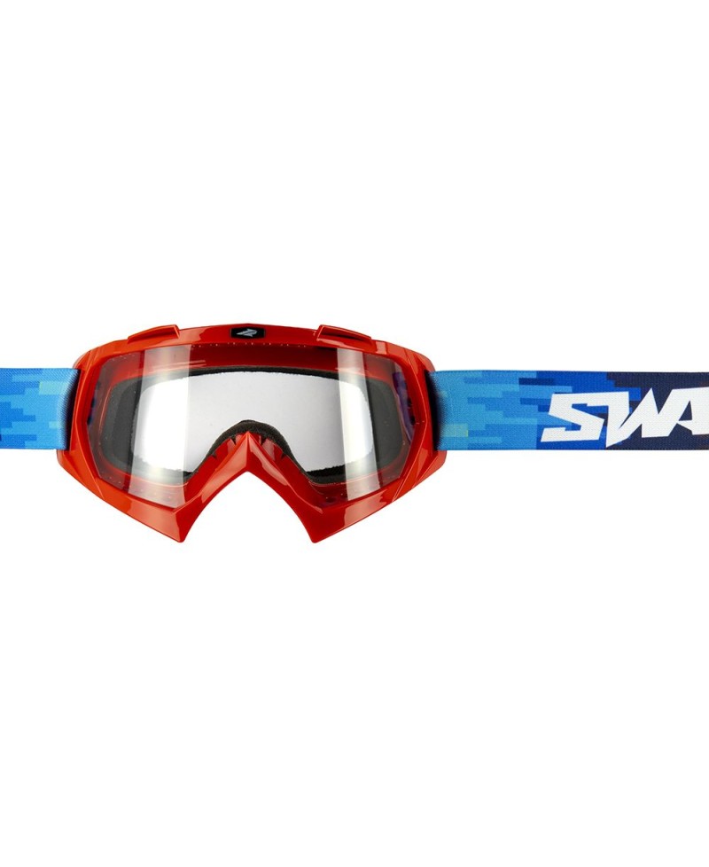 Swaps - Masque Cross SWAP'S PIXEL ROUGE ECRAN CLAIR