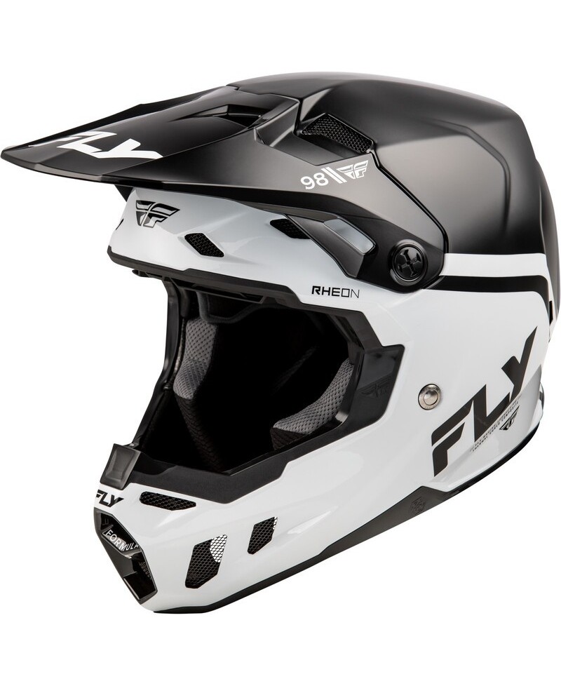 Casque FLY RACING Formula CC Objective - noir/blanc