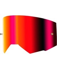 Écran FLY RACING avec fixation pour tear-off - écran rouge clair ambre