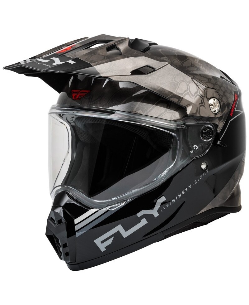 Casque FLY RACING Trekker Kryptek Conceal - noir/gris/blanc