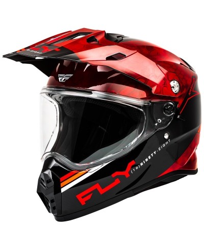 Casque FLY RACING Trekker Kryptek Conceal - rouge/noir