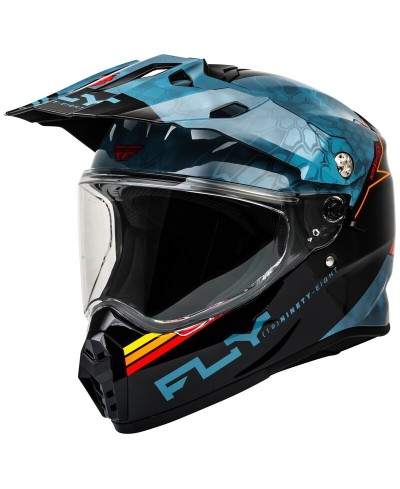 Casque FLY RACING Trekker Kryptek Conceal - Slate/noir/rouge