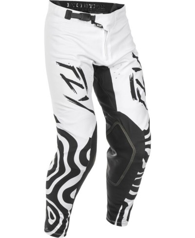 Pantalon FLY RACING Evolution DST L.E. Abyss - blanc/noir