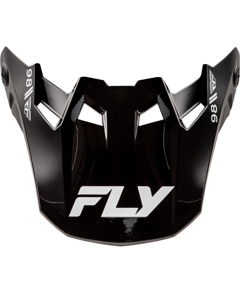 Visière FLY RACING Formula CC Objective - noir/blanc