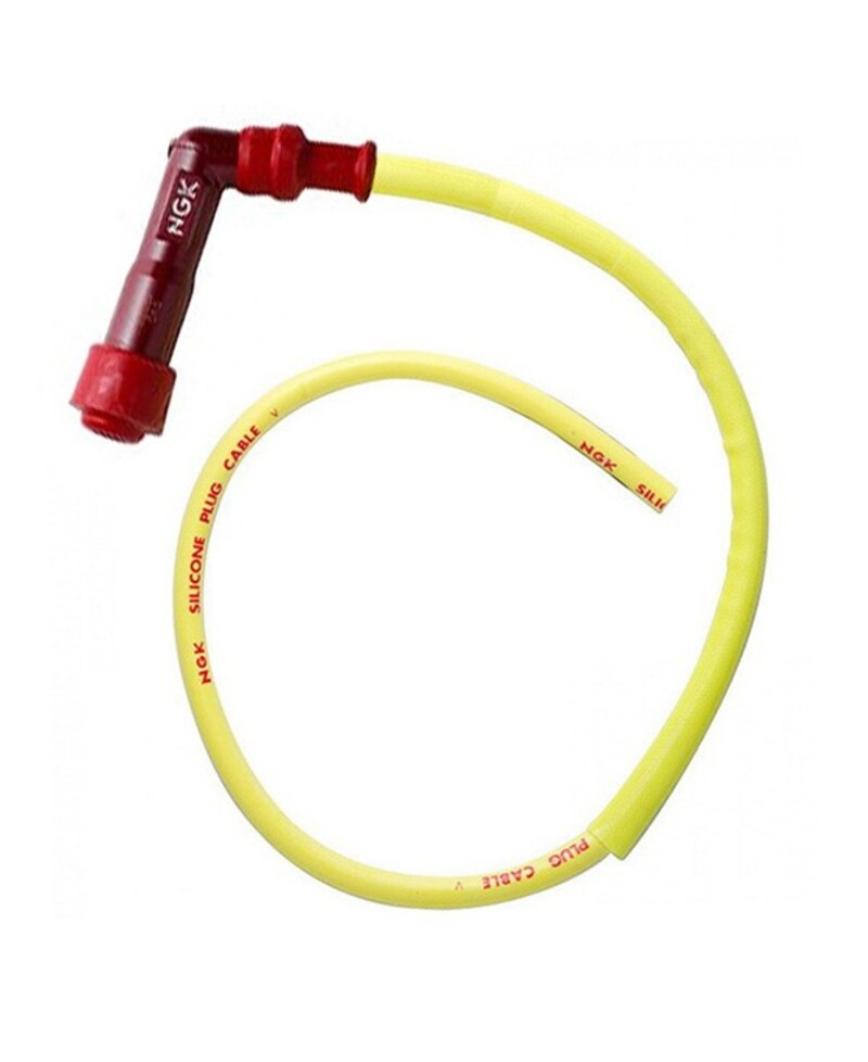 Faisceau d'allumage LY11 coudé 102° pour Bobine sans olive - cable 50cm NGK