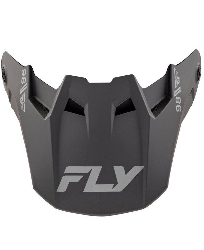 Visière FLY RACING Formula CC Objective - noir mate/gris