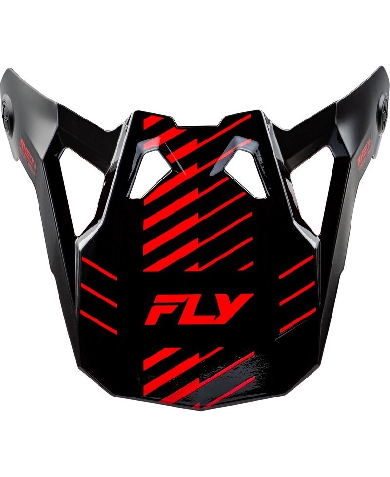 Visière FLY RACING Formula CP Slice - gris/rouge/noir