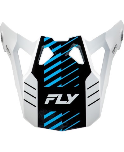 Visière FLY RACING Formula CP Slice - blanc/rouge/cyan