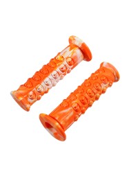 REVETEMENT/POIGNEE TUN'R SKULL ORANGE/BLANC (PR)