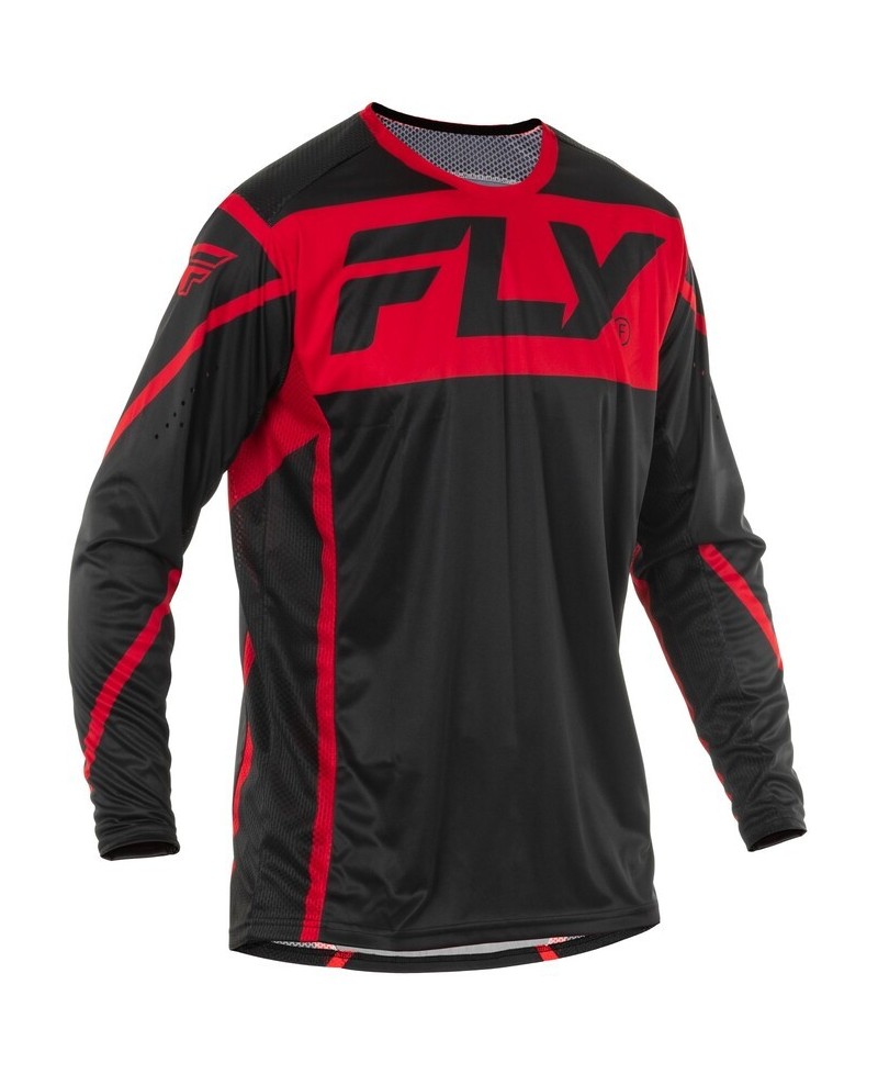 Maillot FLY RACING Lite - noir/rouge