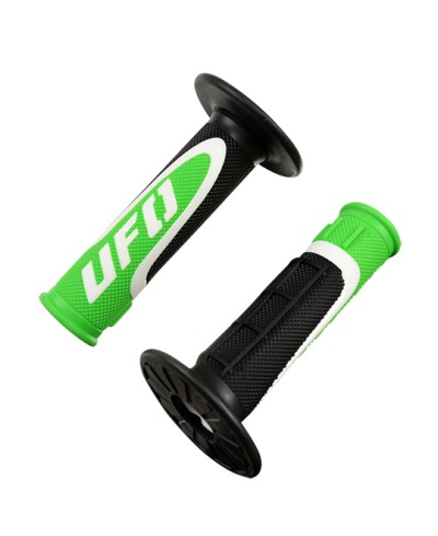 REVETEMENT/POIGNEE UFO AXIOM NOIR/VERT TRIPLE DENSITE (PR)