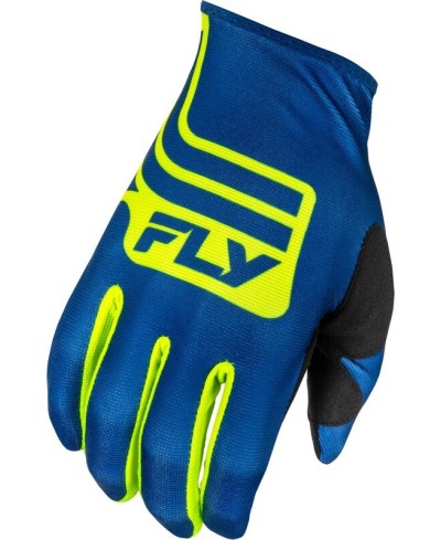 Gants FLY RACING Lite L.E. Lancer - Navy/Hi-Vis
