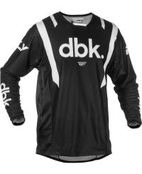 Maillot FLY RACING Kinetic Mesh DBK - noir/blanc