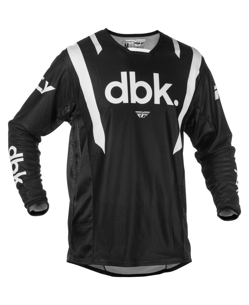Maillot FLY RACING Kinetic Mesh DBK - noir/blanc