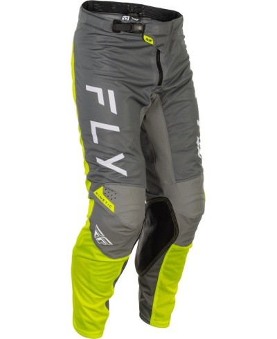 Pantalon FLY RACING Kinetic Mesh - gris/jaune