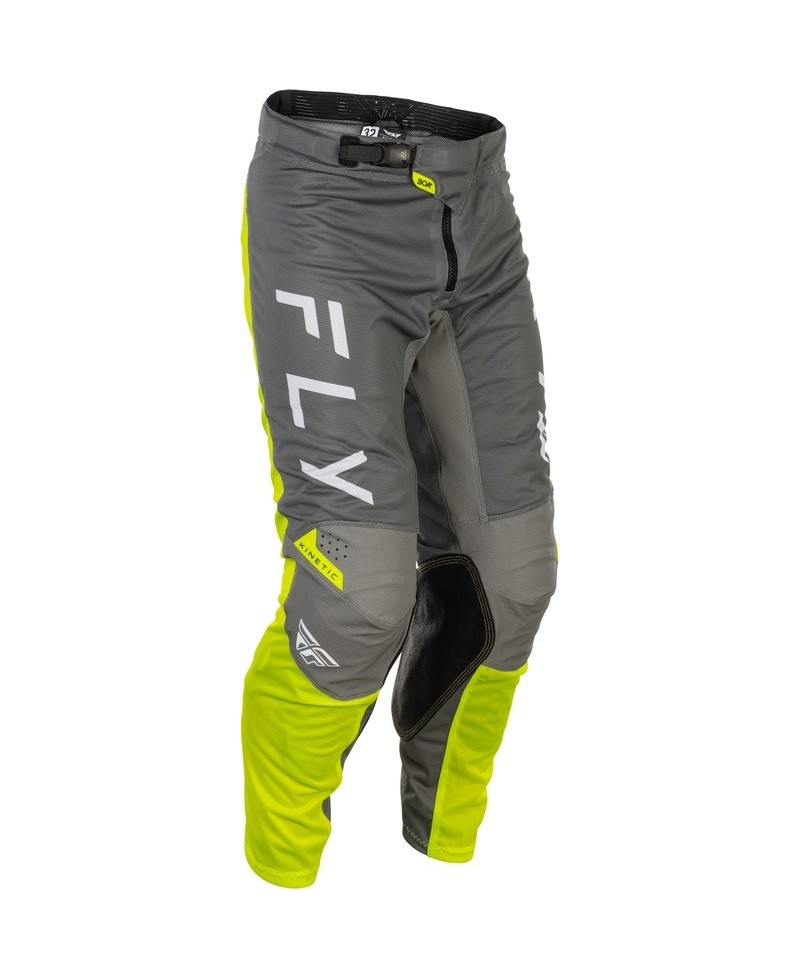 Pantalon FLY RACING Kinetic Mesh - gris/jaune