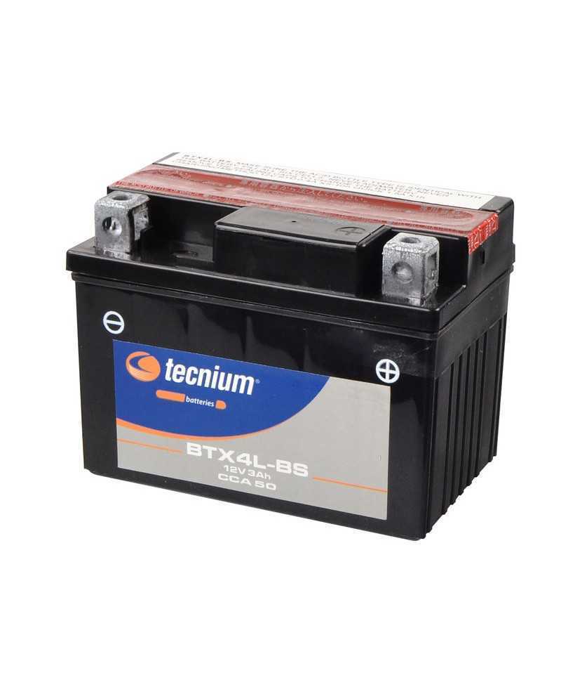 Batterie TECNIUM BTX4L-BS sans entretien avec pack acide