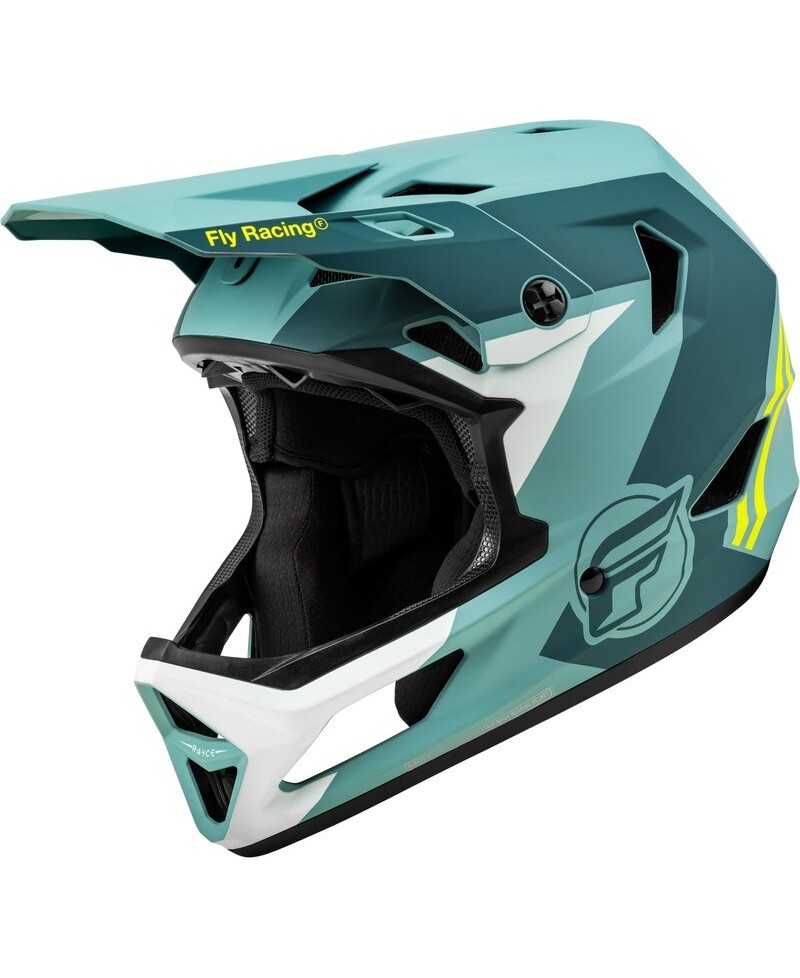 Casque vélo FLY RACING Rayce - Matte Blue Stone/Hi-Vis