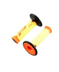 REVETEMENT/POIGNEE PROGRIP 788 JAUNE FLUO/ORANGE FLUO/NOIR (PR) TRIPLE DENSITE 115MM