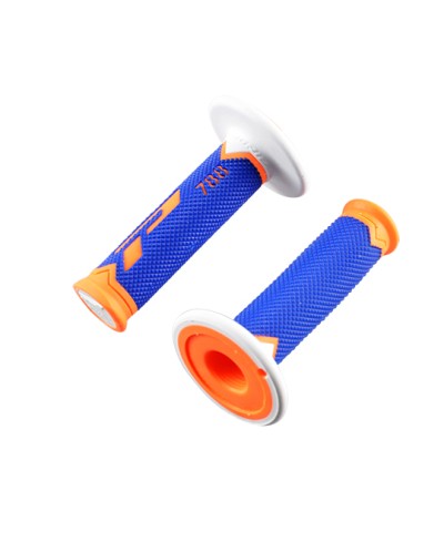 REVETEMENT/POIGNEE PROGRIP 788 BLEU/ORANGE FLUO/BLANC (PR) TRIPLE DENSITE 115MM