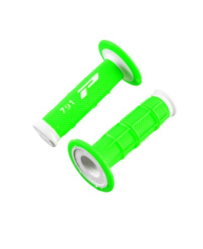 REVETEMENT/POIGNEE PROGRIP 791 VERT FLUO/BLANC (PR) DOUBLE DENSITE 115MM