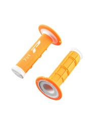 REVETEMENT/POIGNEE PROGRIP 791 ORANGE FLUO/BLANC (PR) DOUBLE DENSITE 115MM