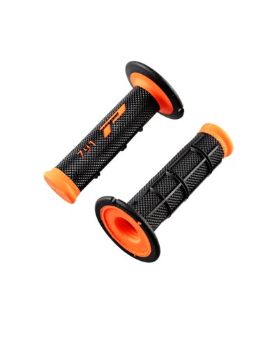 REVETEMENT/POIGNEE PROGRIP 791 NOIR/ORANGE FLUO (PR) DOUBLE DENSITE 115MM
