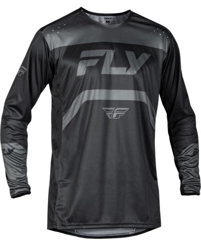Maillot vélo enfant FLY RACING Rayce - noir/charbon