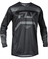 Maillot vélo enfant FLY RACING Rayce - noir/charbon