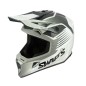 Casque SWAP Cross S818 Gris Blanc Noir L Casque SWAP Cross S818 Gris Blanc Noir L