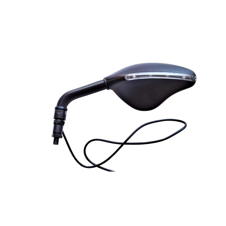 RETRO UNIVERSEL FAR 7098 NOIR AVECCLIGNOTANT LED (DROIT)  (X1) D8/D10