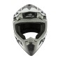 Casque SWAP Cross S818 Gris Blanc Noir L Casque SWAP Cross S818 Gris Blanc Noir L