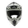 Casque SWAP Cross S818 Gris Blanc Noir L