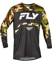 Maillot vélo FLY RACING Rayce - noir/camo