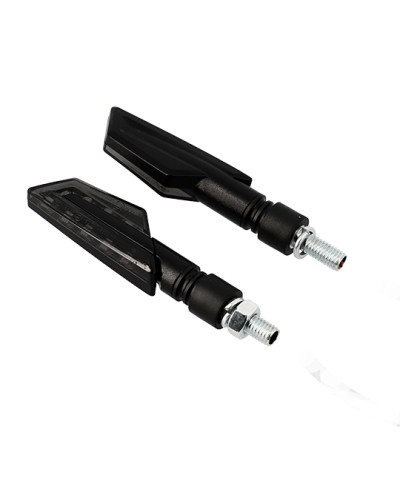 CLIGNOTANT BLACKWAY PEGASE + LED/FEU POSITION*/ARRIERE NOIR FUME (PR) - HOMOLOGUE CE