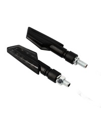 CLIGNOTANT BLACKWAY PEGASE + LED/FEU POSITION*/ARRIERE NOIR FUME (PR) - HOMOLOGUE CE