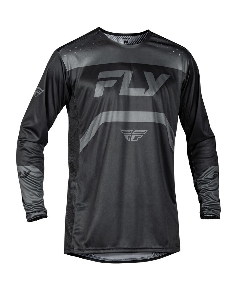 Maillot vélo FLY RACING Rayce - noir/charbon