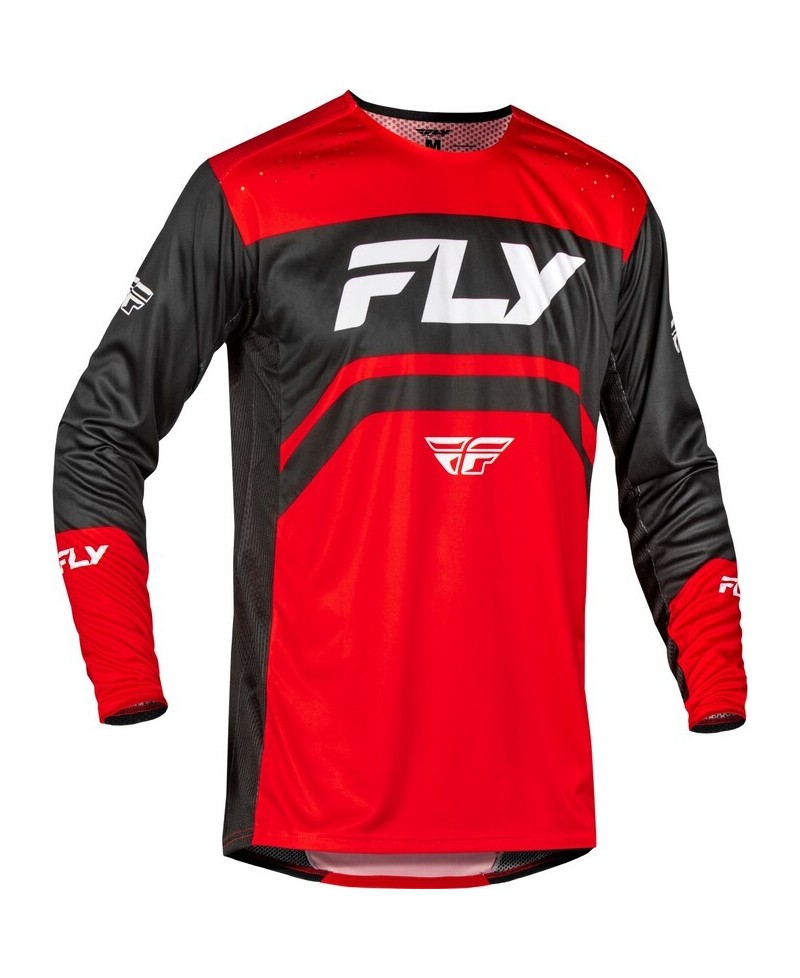 Maillot vélo FLY RACING Rayce - rouge/noir/blanc