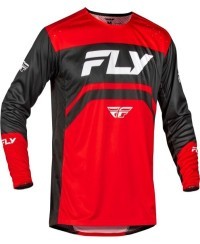 Maillot vélo FLY RACING Rayce - rouge/noir/blanc