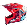 Casque SWAP Cross S818 Rouge Bleu Blanc M