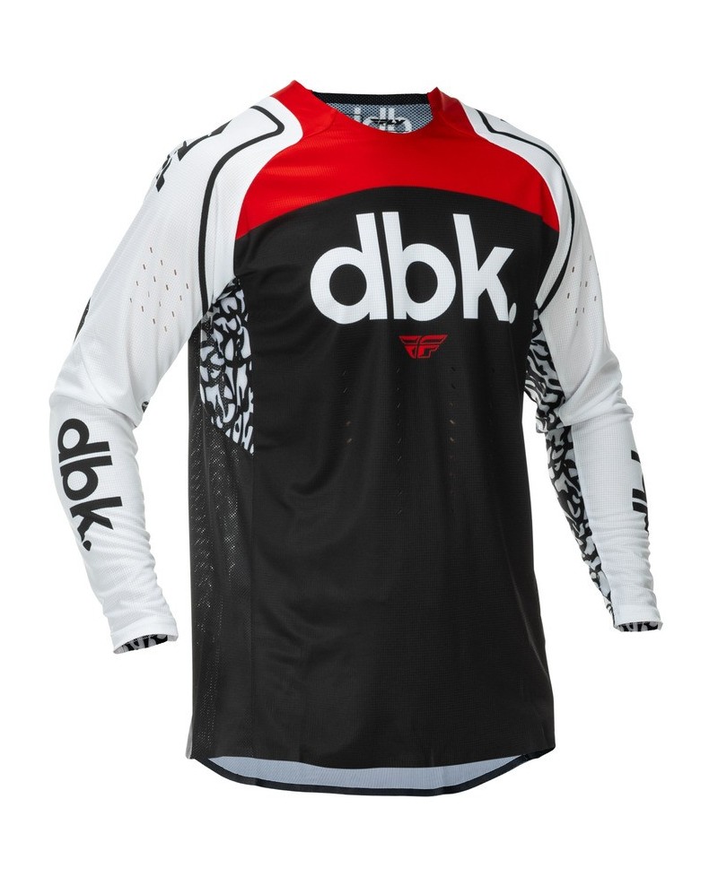 Maillot FLY RACING Evolution DST DBK Special Edition - noir/blanc/rouge
